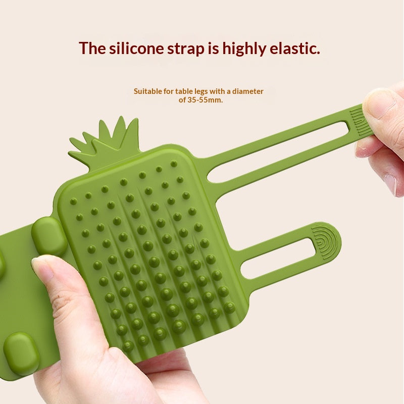 Coussin de scratchage pour pieds de table en silicone à usage multiple