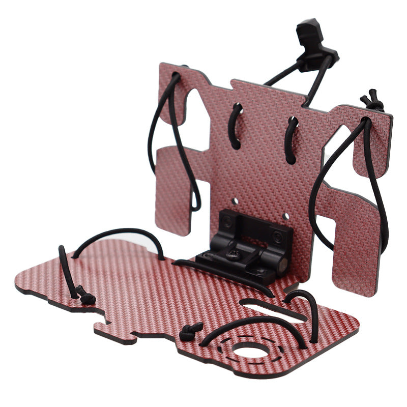 Panneau de navigation pliant en fibre de carbone MOLLE Système monté Tactical Vest Chest Hanger