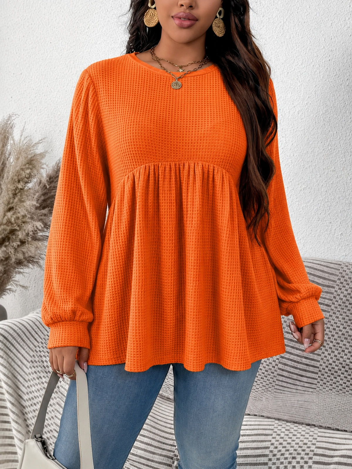 Solid-color casual shirt
