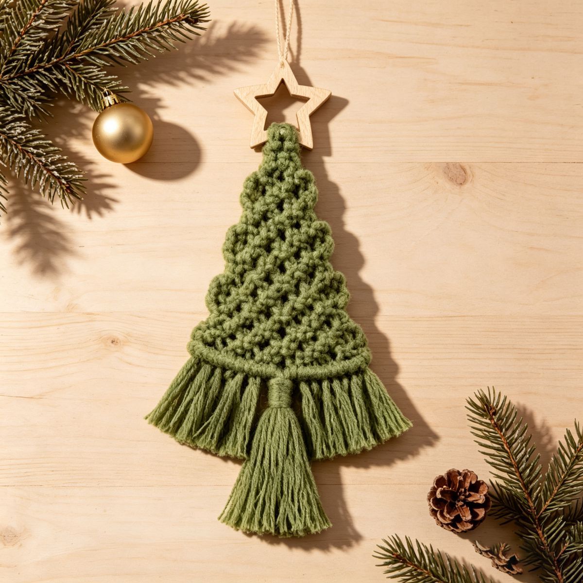 Ornements d'arbre de Noël de style bohème pour les fêtes