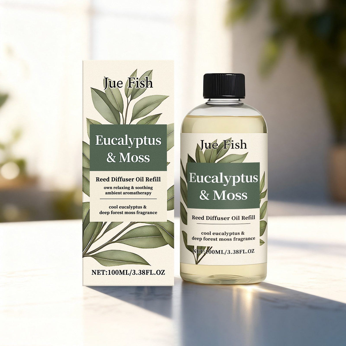 JUE FISH Eucalyptus Moss Home Huile de parfum