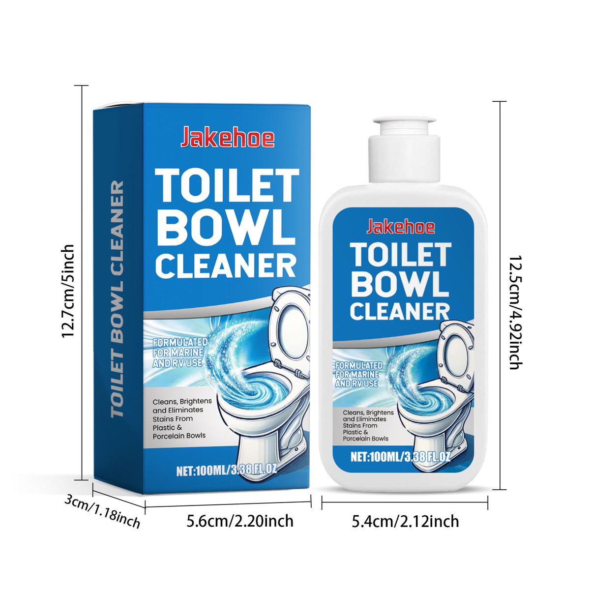 JAKEHOE Nettoyeur de bol de toilette liquide