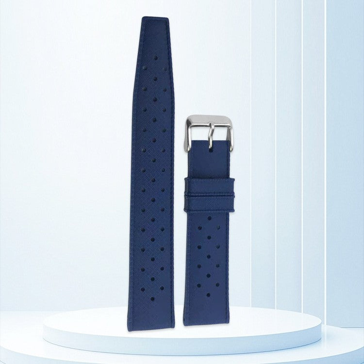 Solid Couleur Minimalisme Montre en caoutchouc Bracelet vert bleu foncé