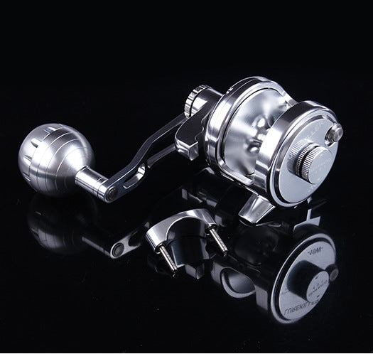 Iron Plate Roue Offshore Bateau Pêche Roue Drum Trolling Roue