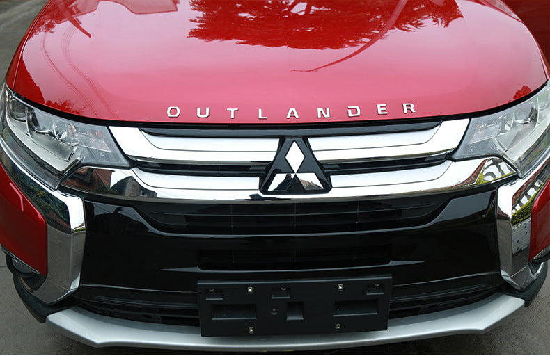 Étiquette autocollante de voiture à lettre avant