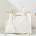 Sac à bandoulière unique matelassé en diamant