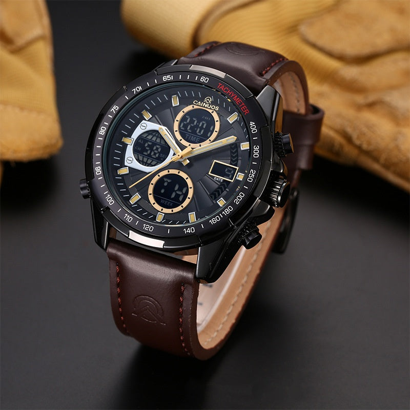 Montre numérique à quartz multifonction Lumineuse étanche