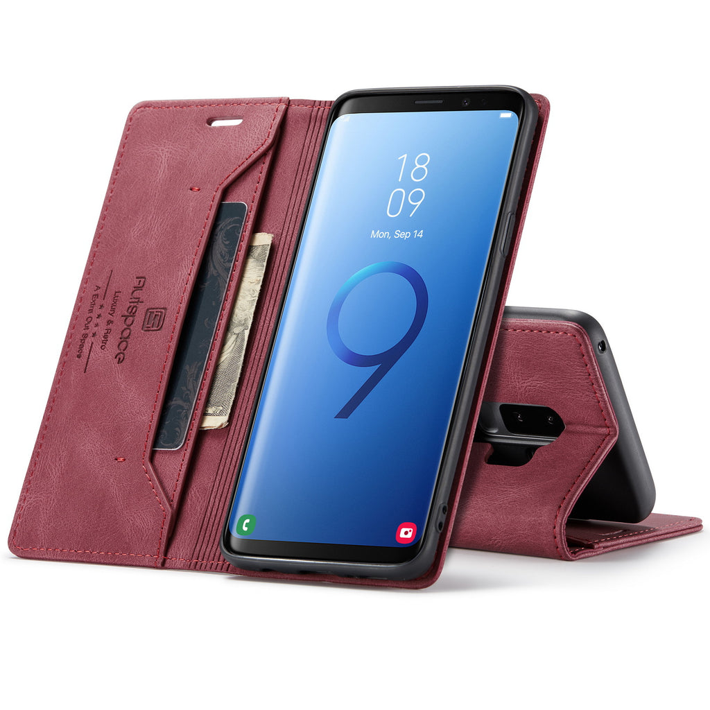 Dossier de téléphone Flip carte anti-dégaussing