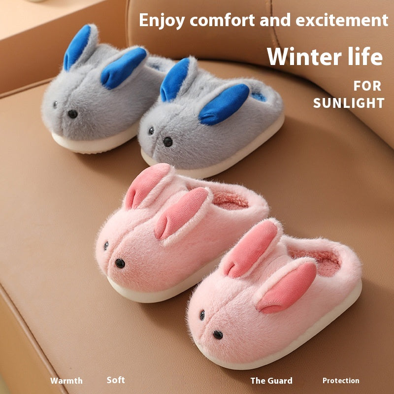 Cute Cartoon Cotton Slippers for Kids