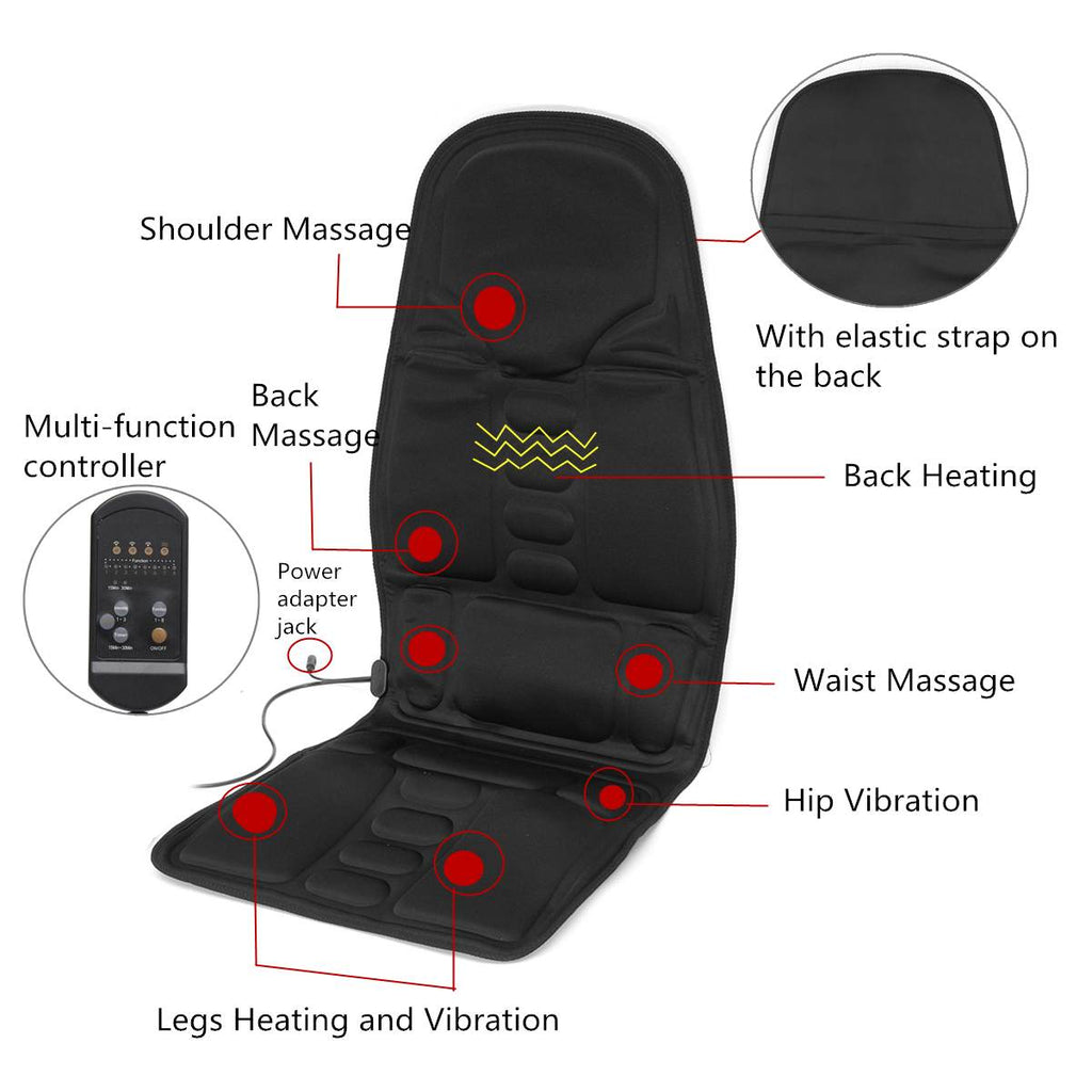 Chaise de massage de voiture coussin de voiture à double usage