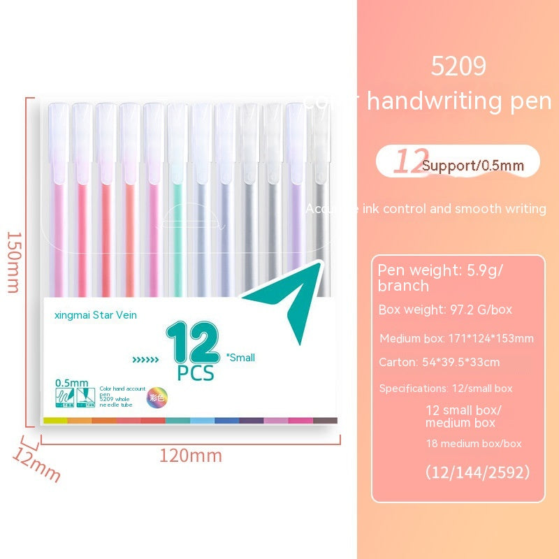 Color Boxed Gel stylo papeterie en gros