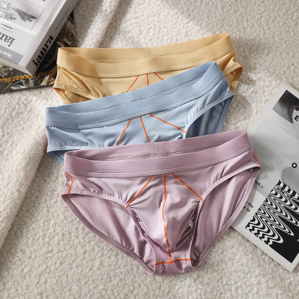Hommes Sexy Low-rise Slips en couleur solide