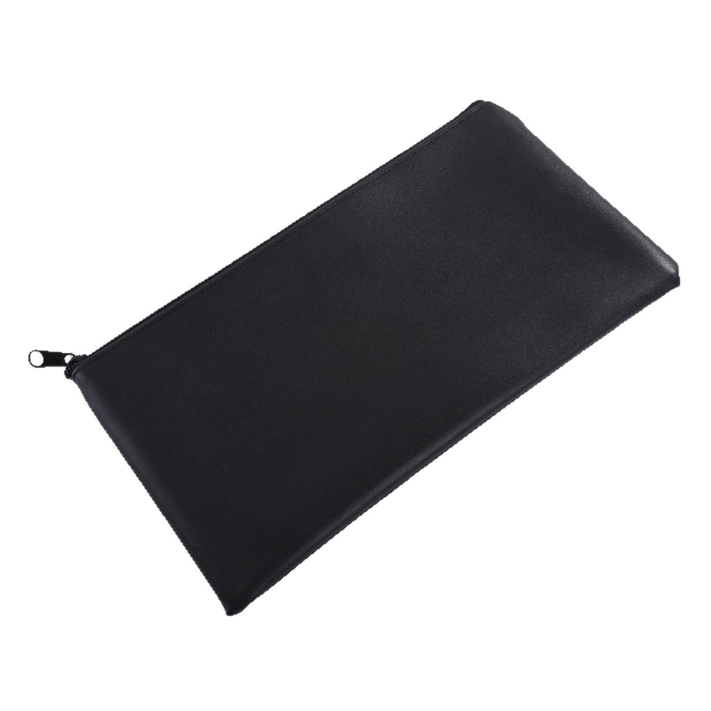 Sac de rangement minimaliste de poche zippée en cuir