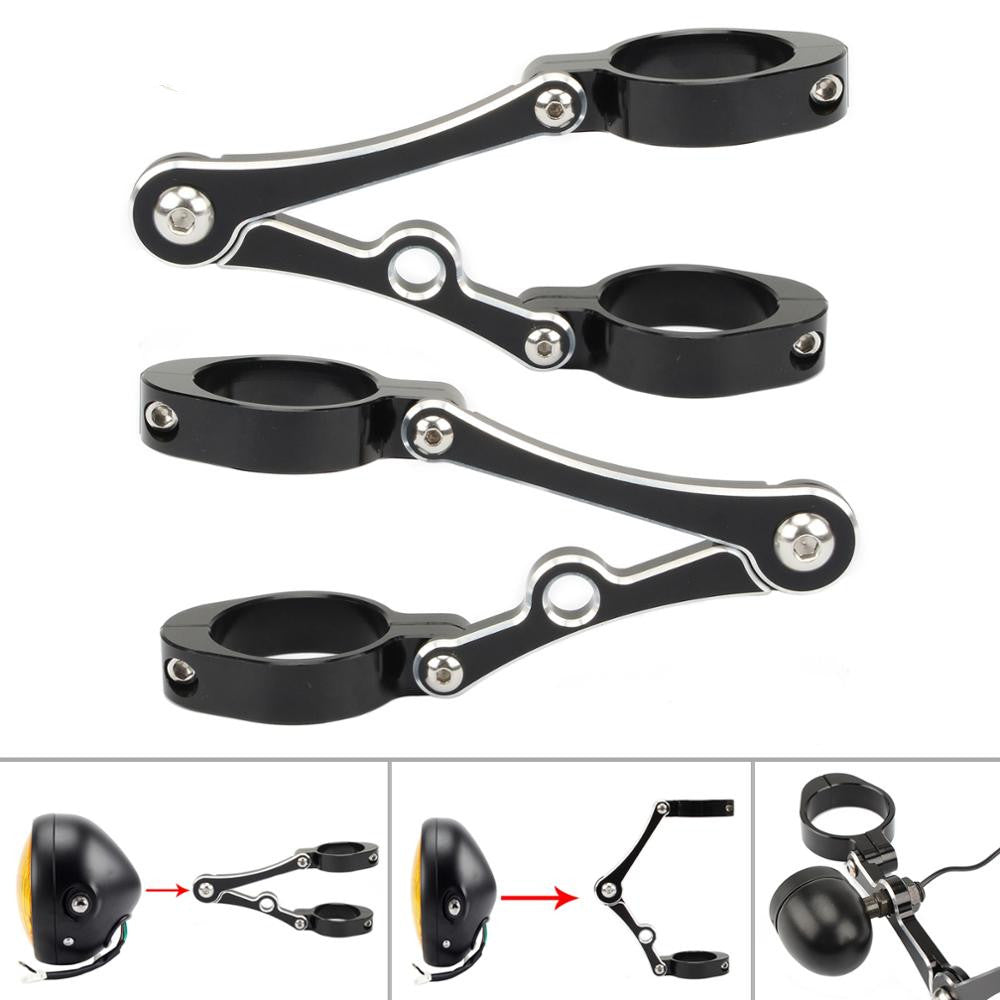 Support de phare modifié pour motocycle