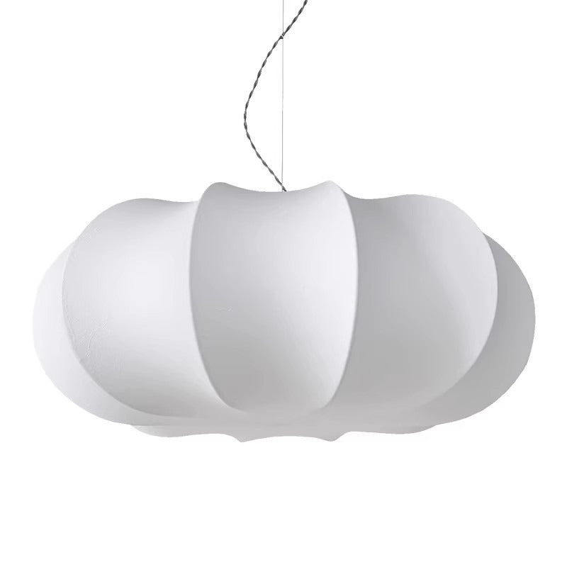 Lampe de pendentif en soie de citrouille décorative rétro créative