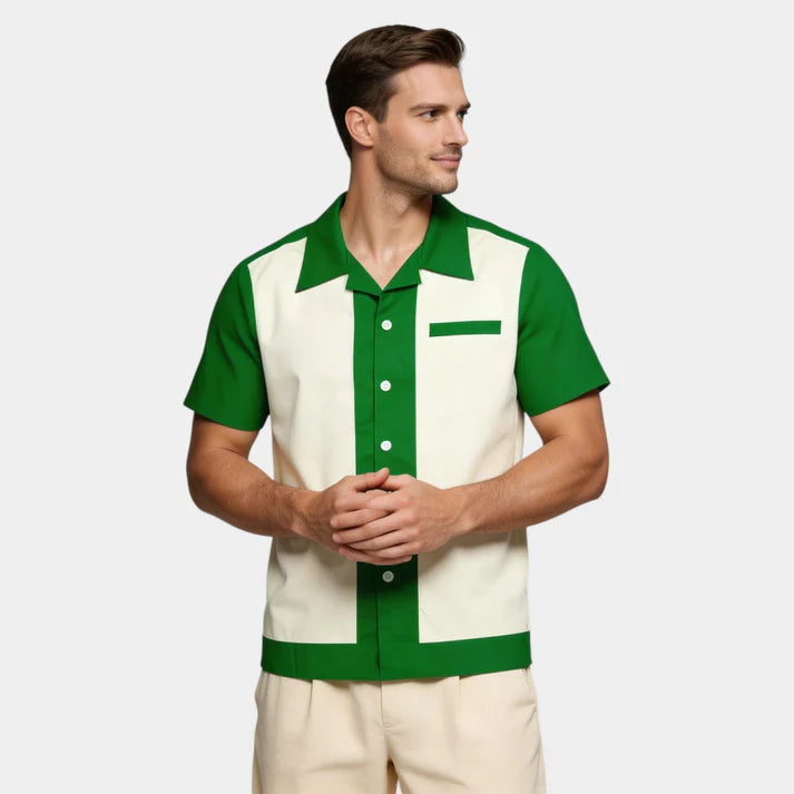 Homme Mode Casual British Design Été Chemise à manches courtes