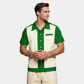 Homme Mode Casual British Design Été Chemise à manches courtes