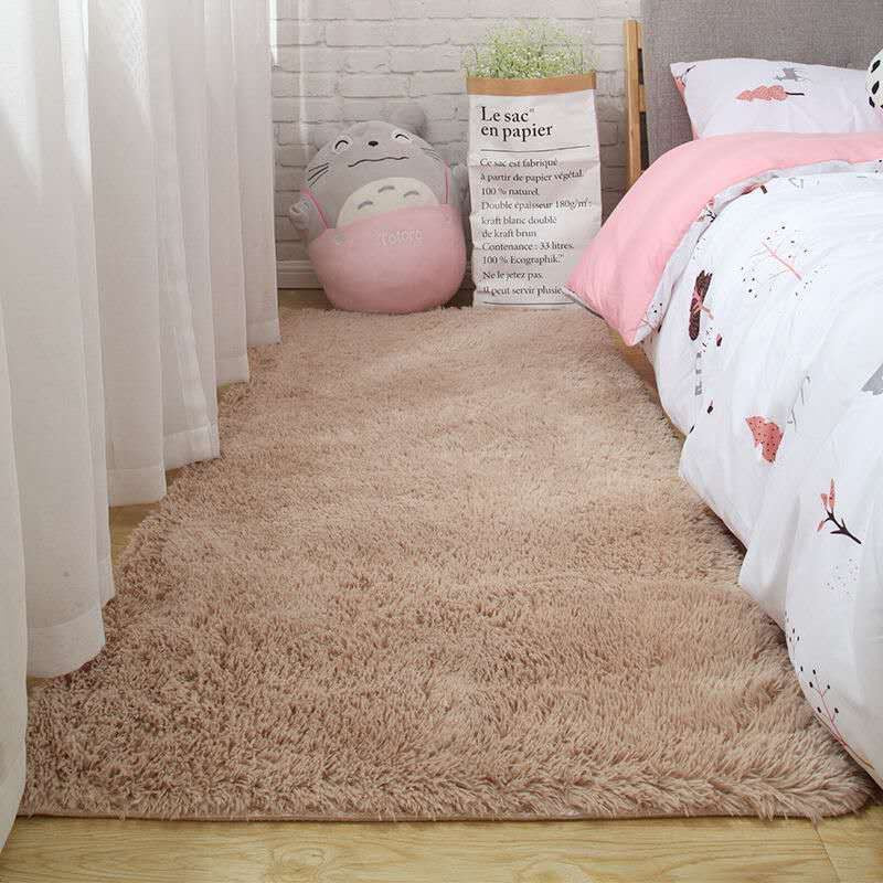 Chambre à coucher de tapis en laine de soie