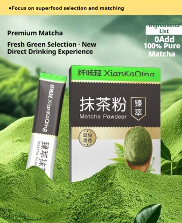 Nourriture de qualité Matcha Poudre Latte Boissons emballées en Sach individuel à usage unique