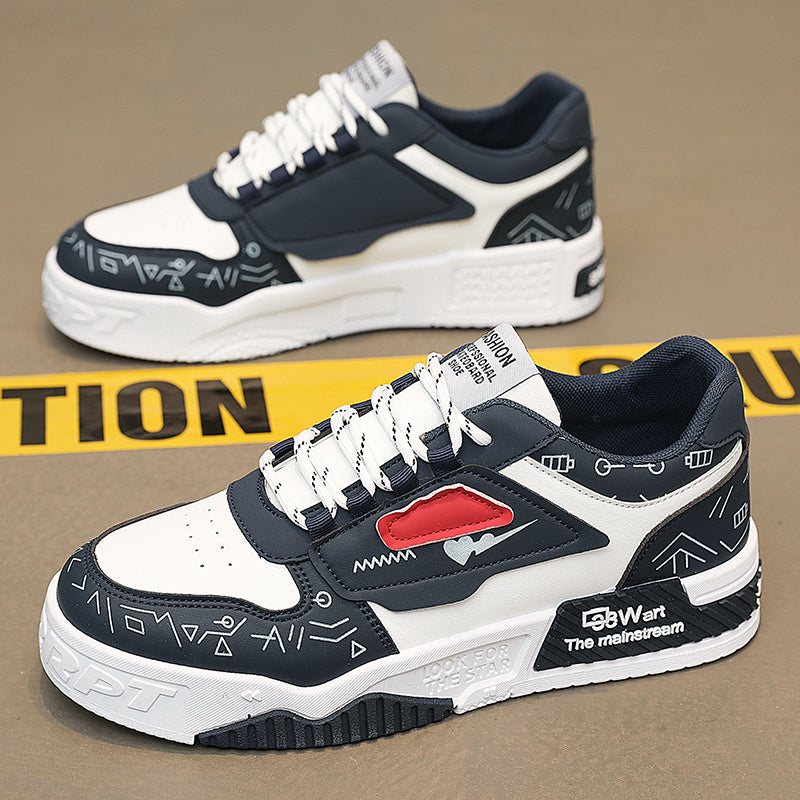 Hauteur Augmenter Waterproof Anti-dérapant Noir Blanc Panda Sports Chaussures Casual