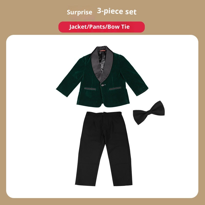 Costume pour enfants Robe de fête pour fille de fleur de garçon coréen