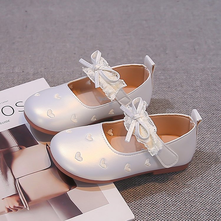 Chaussures Princesse Dentelle Bow de style coréen pour filles