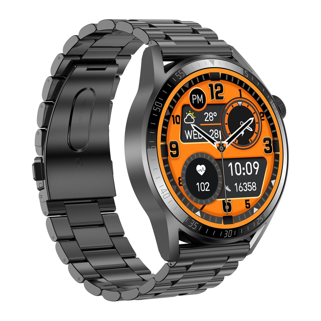 Smart Watch Round Bluetooth Call Outdoor Sports Multi-fonctions Heart Rate Health