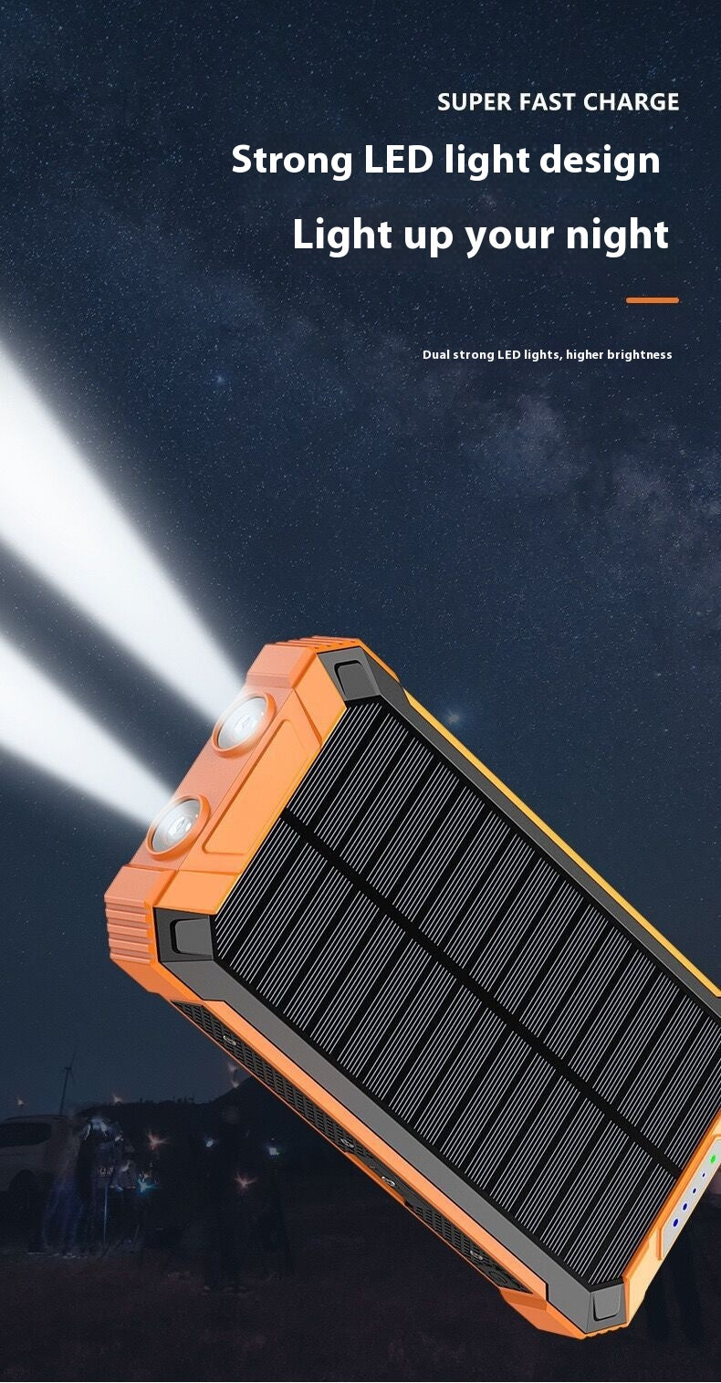 Outdoor Solar Wireless High-Capacity Power Bank
