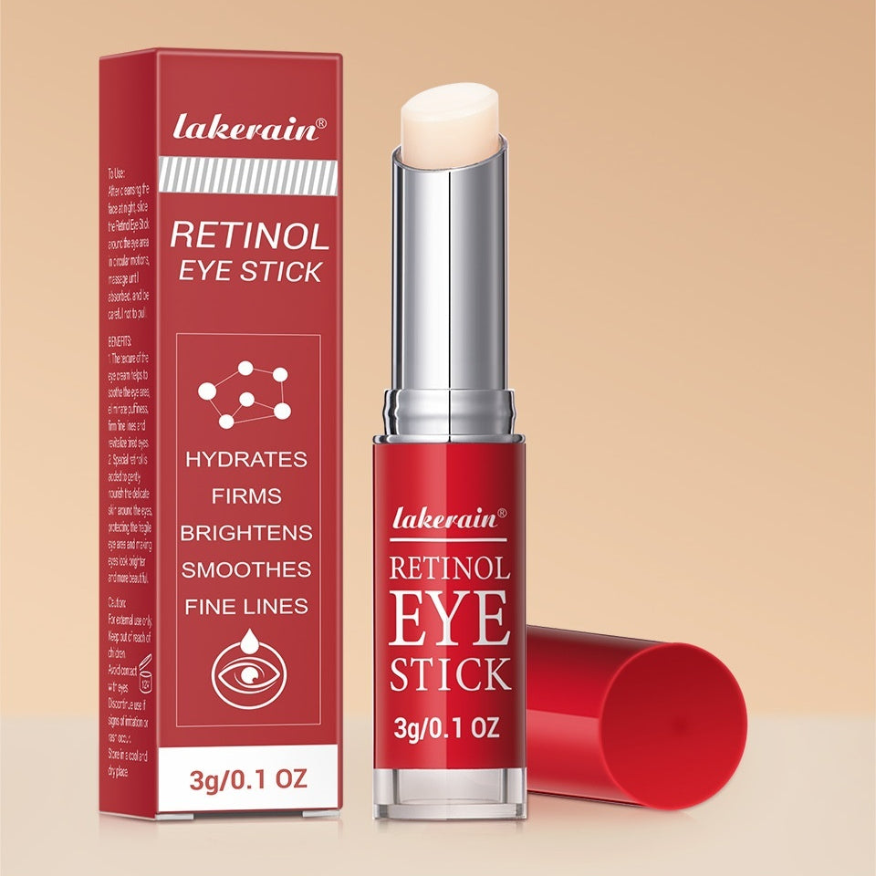 Eye Cream Stick Hydratant la peau de l'œil Fading Wrinkle Fishtail Pattern Cercles foncés