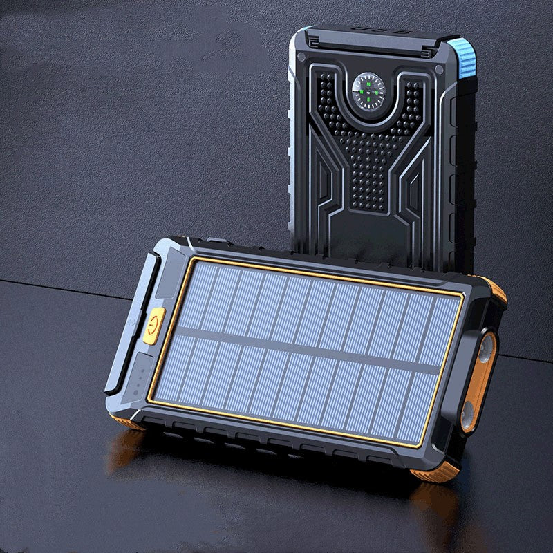 Banque de puissance solaire sans fil PD extérieur charge rapide ultra grande capacité 20000 mAh puissance ba