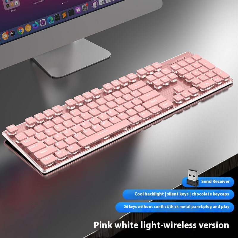 Beau clavier Bluetooth sans fil Mute