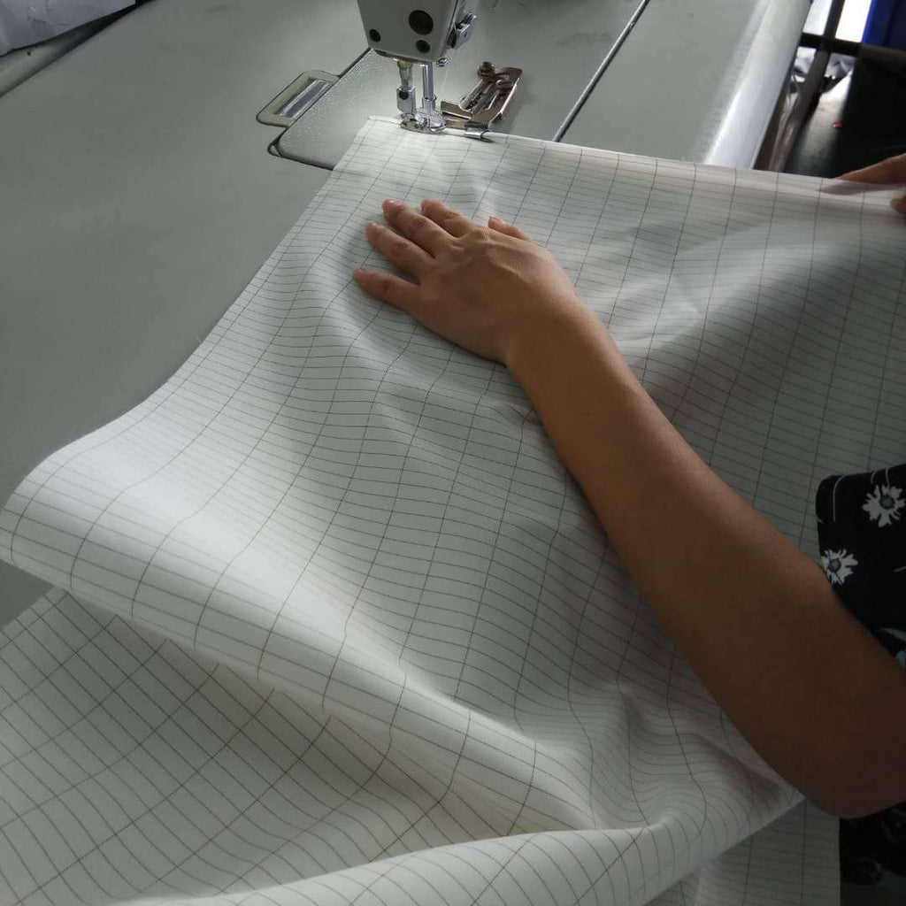 Feuille de lit anti-statique en fibre d'argent mise à la terre