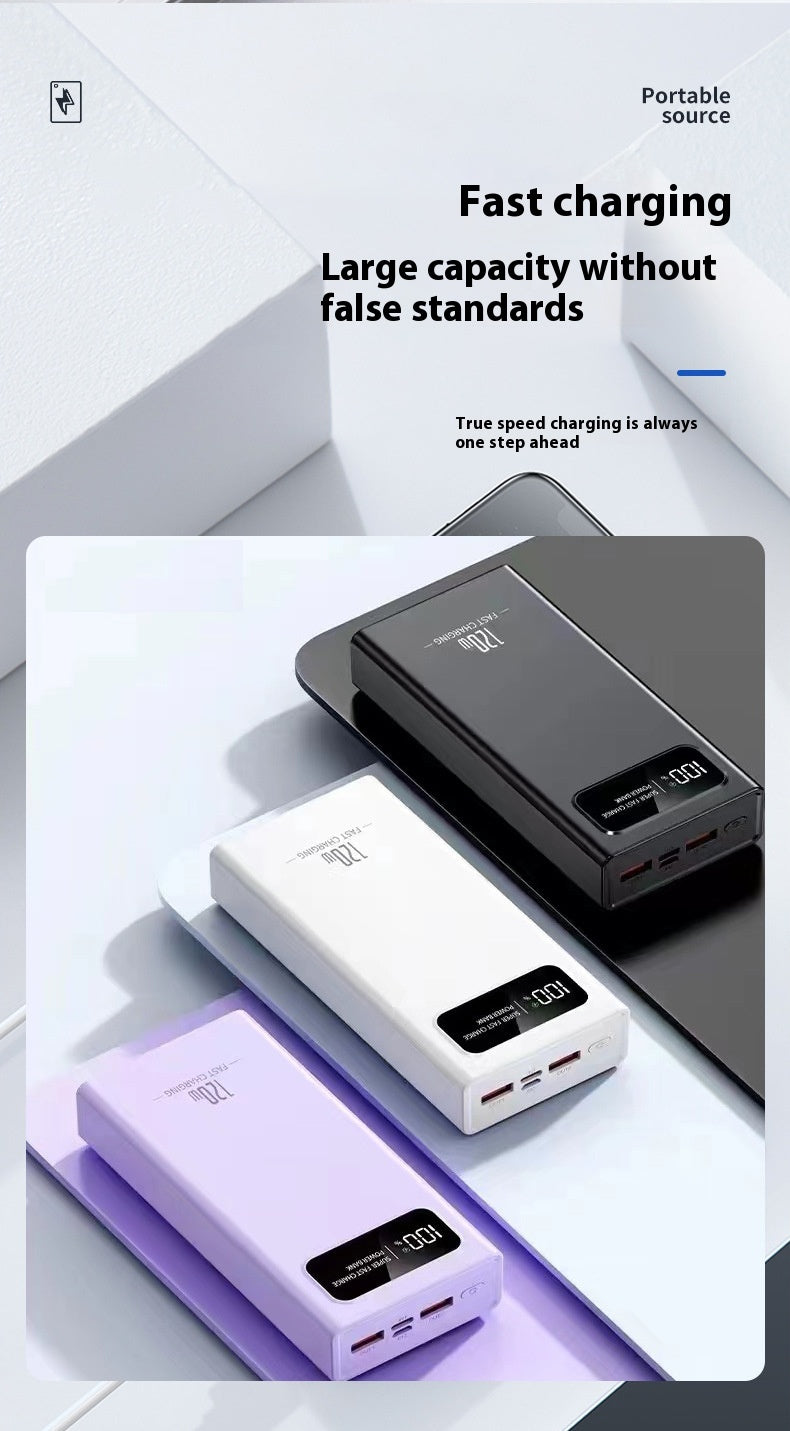 Alimentation mobile de grande capacité 120W