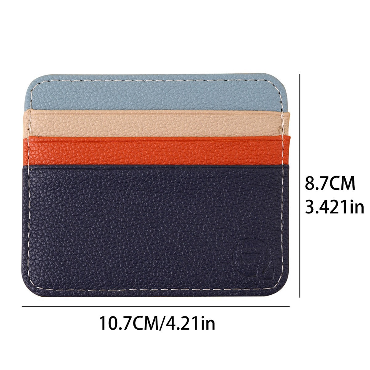 Fashion Minimalist Creative Ultra-mince couleur correspondant porte-carte