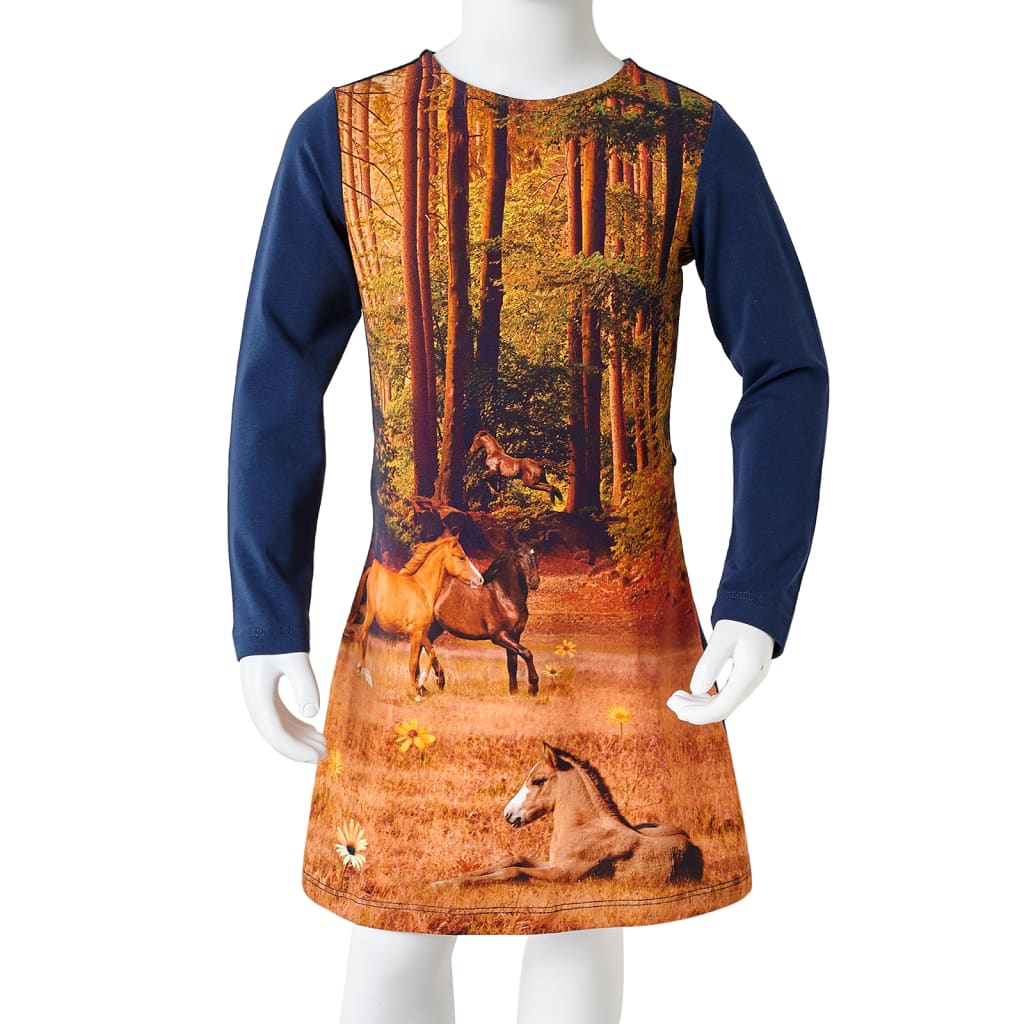 Robe pour enfants à manches longues