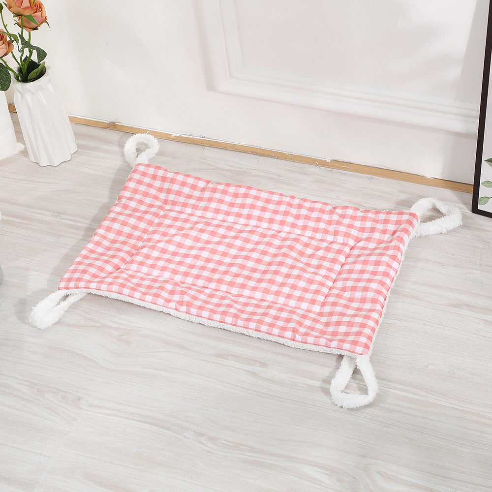 Cage Mat de chien fixe Tapis de couchage Kennel Quatre modèles de saison Cat Nest chaud Mat Pet Suppli