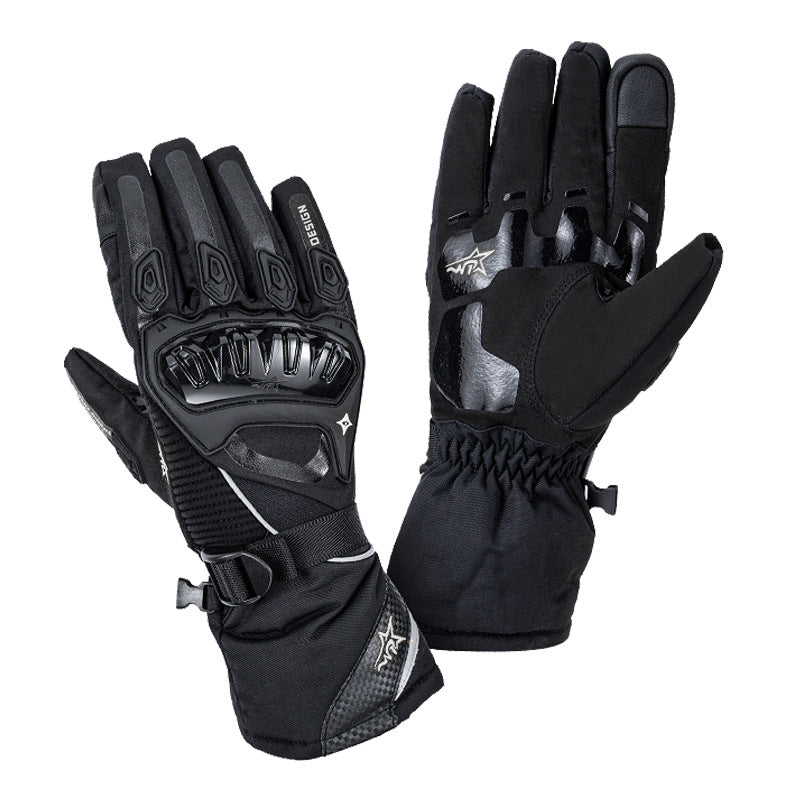 Gants d'écran tactile d'hiver pour motos