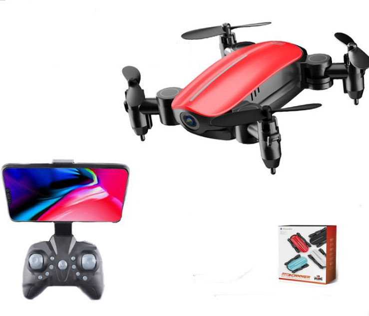 Teeggi T10 Mini Drone avec caméra pliable WiFi FPV RC Quadcopter Mode sans tête Altitude H