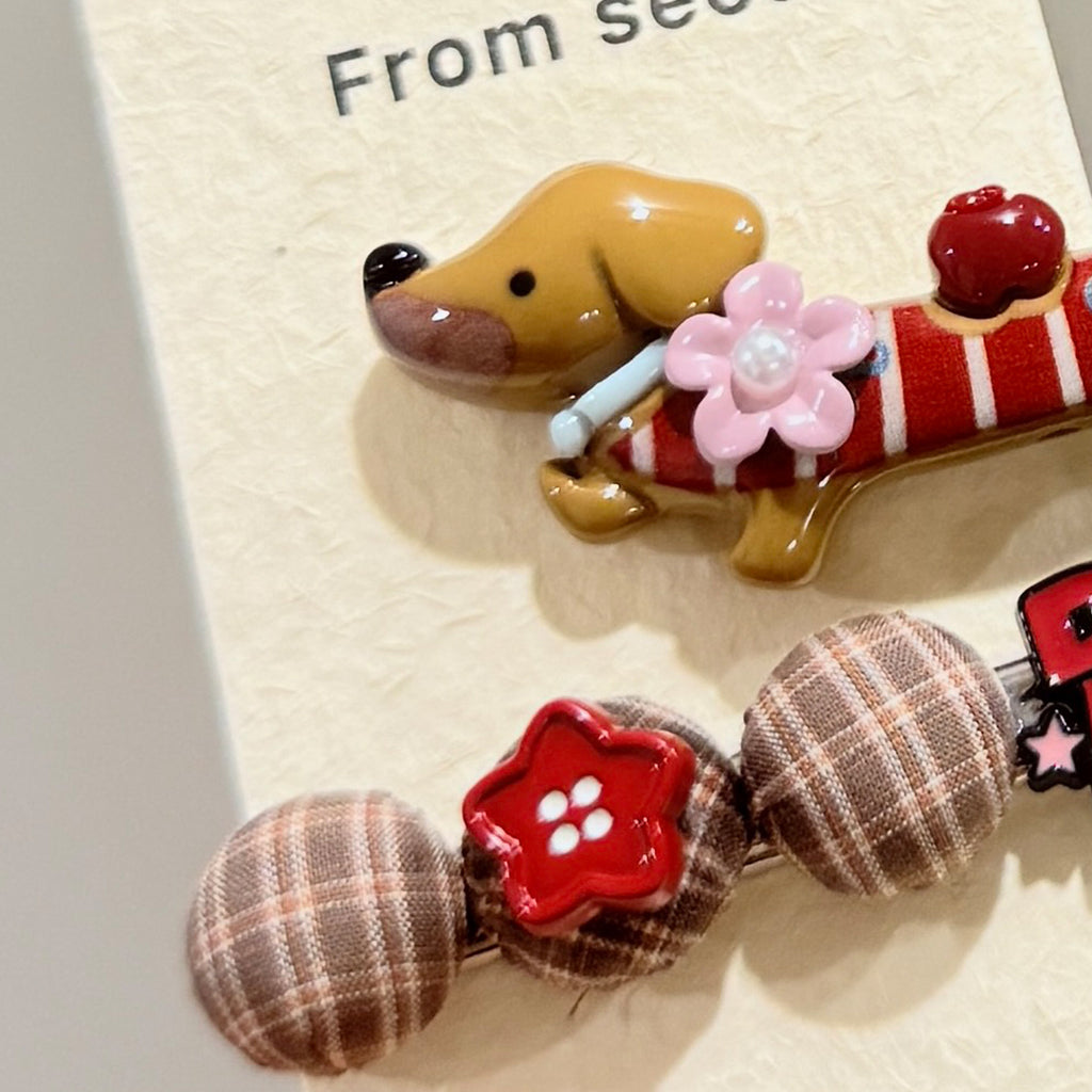 Cartoon Dachshund Clip pour les femmes