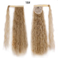 Ponytail Perruque Eau Wave Velcro Bande chimique fibre haute température soie