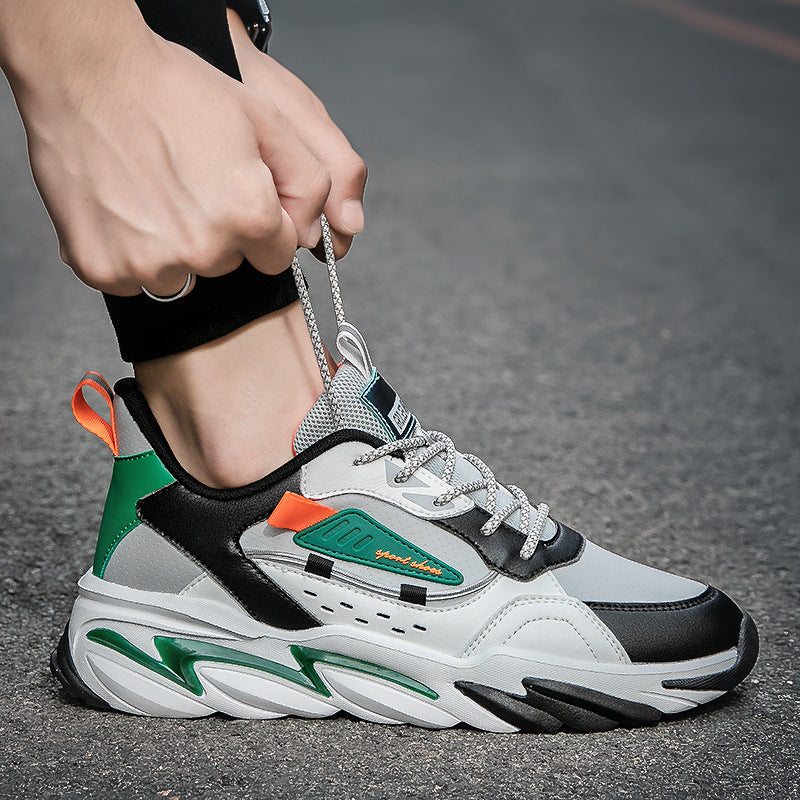 Chaussures décontractées de surface en cuir pour hommes et sport polyvalent