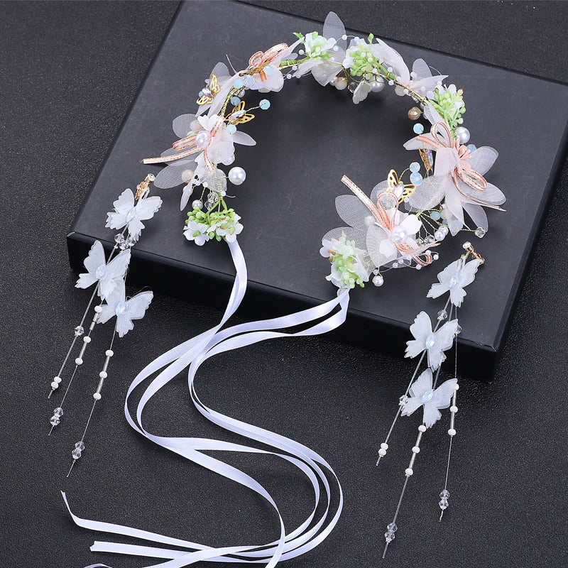 Ornements de la tête de couronne de fleurs pour enfants