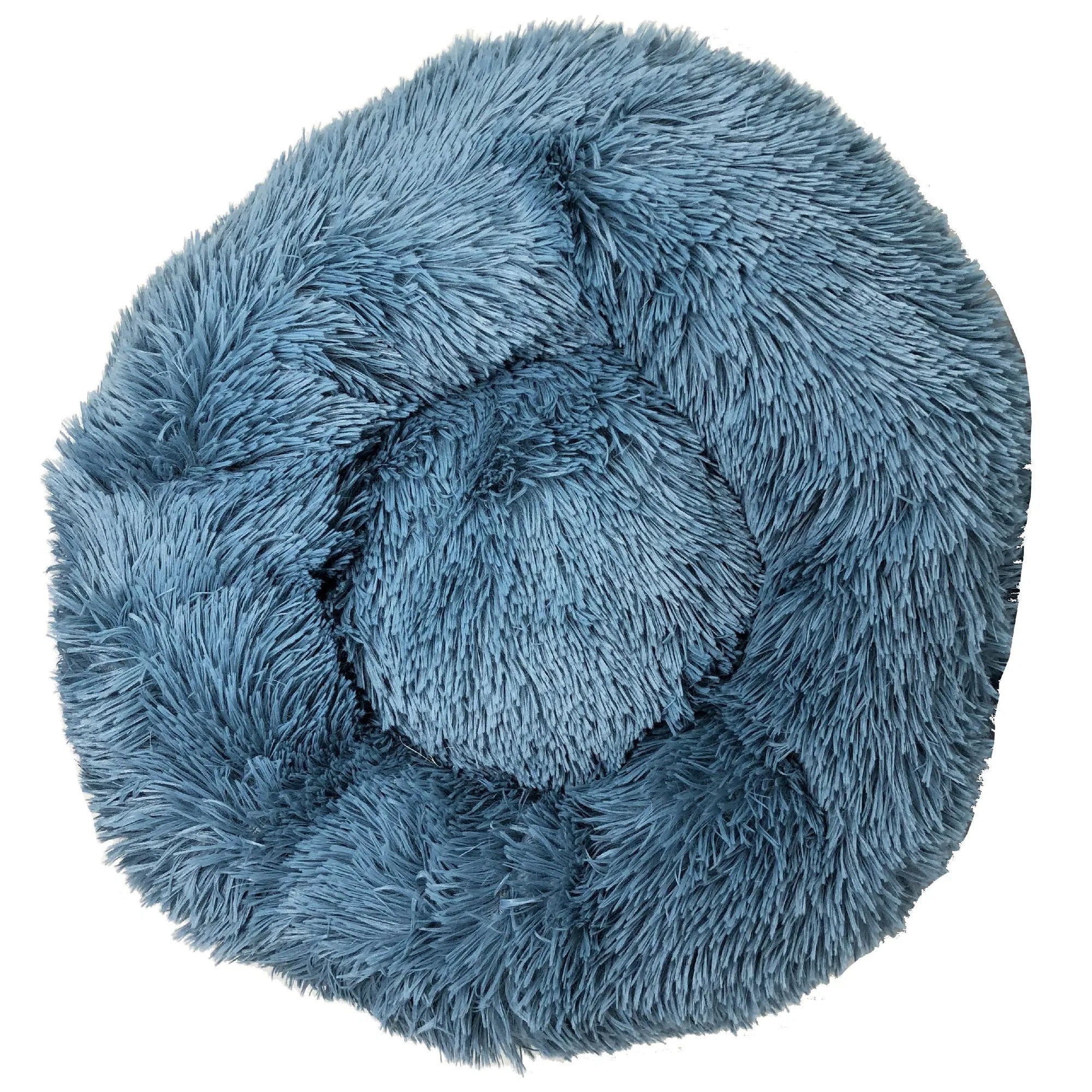 Lit de chien rond en peluche Premium