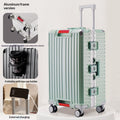Trolle en aluminium de voyage avec serrure combinée