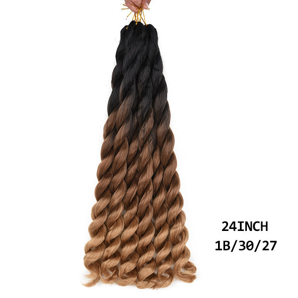 Big Curly Dirty Braid Crochet perruque