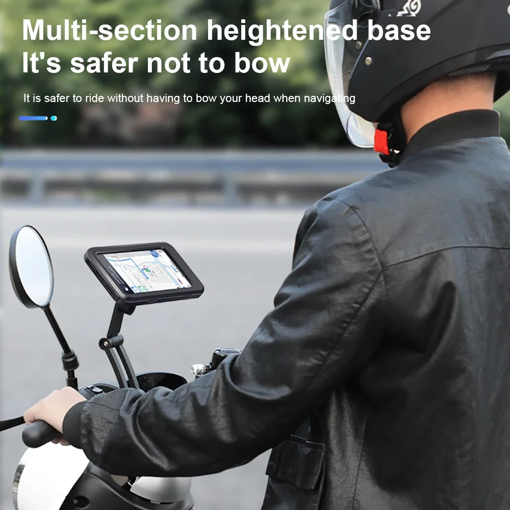 Support téléphone vélo et moto — étanche, rotatif 360°