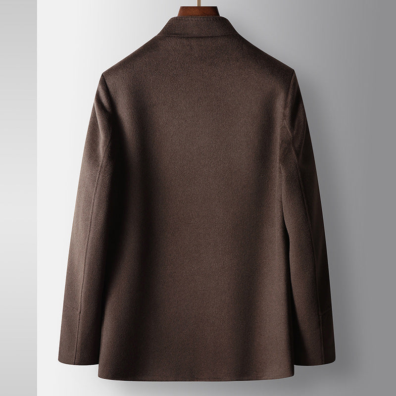 Veste chaude en laine pour hommes en manteau de laine chinois