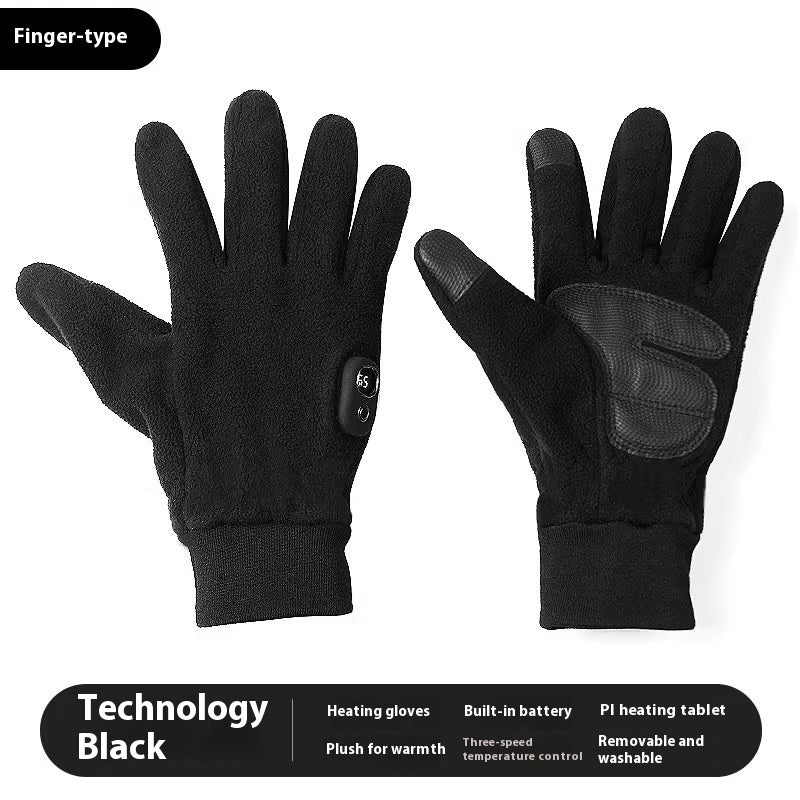 Gants de chauffage électrique résistants au vent