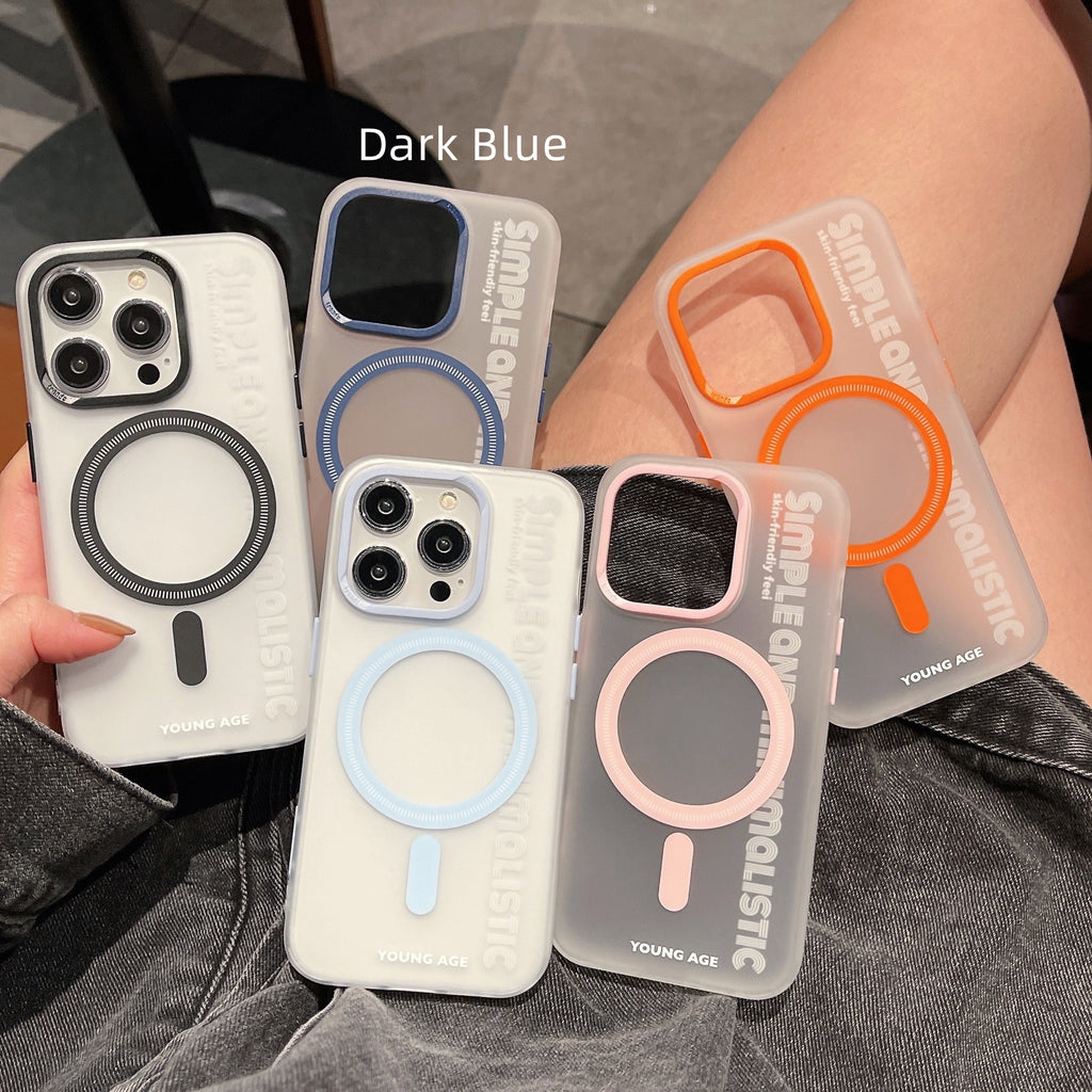Coque de protection pour téléphone portable magnétique simple