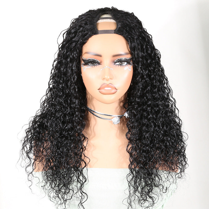 Perruque de cheveux humains pour les femmes - Natural Looking Full Head Cover European American Style Long St